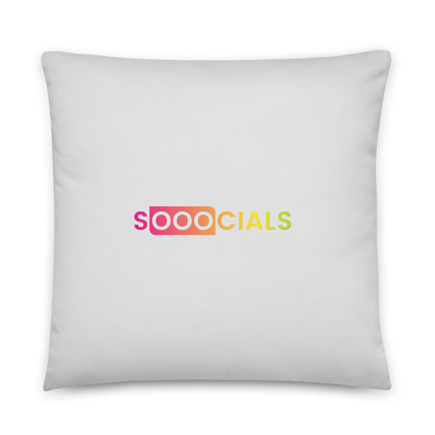 Double Face Design Good Vibes Only Pillow