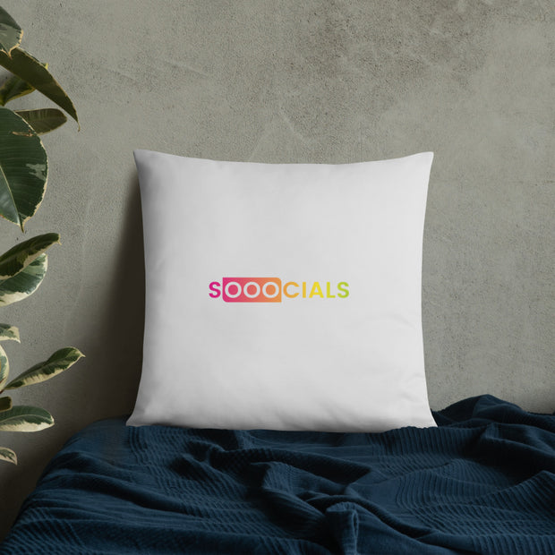 Double Face Design Good Vibes Only Pillow
